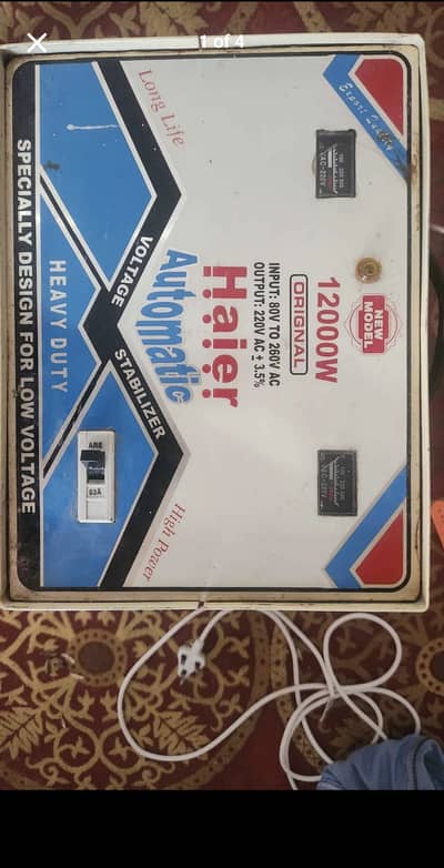 Stabilizer 12000 Watt silver