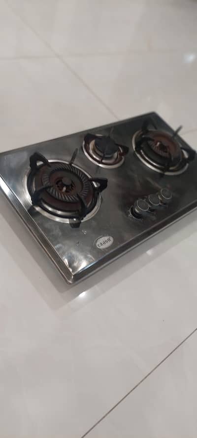 stove with built in lighter
