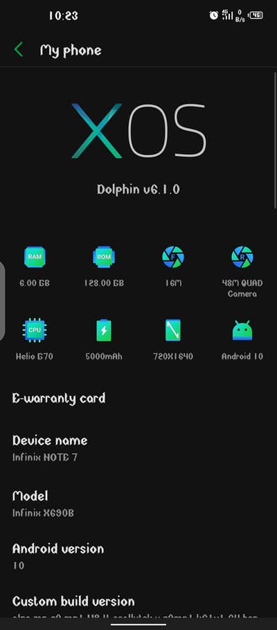 Infinix Note 7