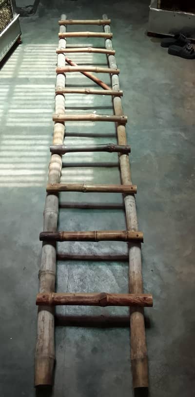 10 Steps Bamboo Ladder / Baans ki Seeri for Sale Lahore