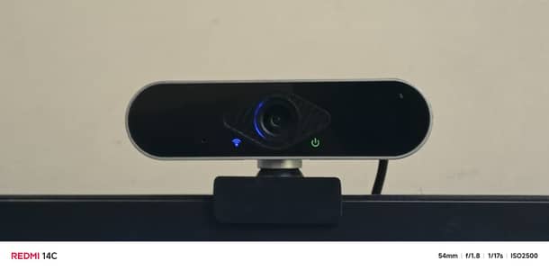 360 rotating flexible PC camera with usb cabe in silver colour