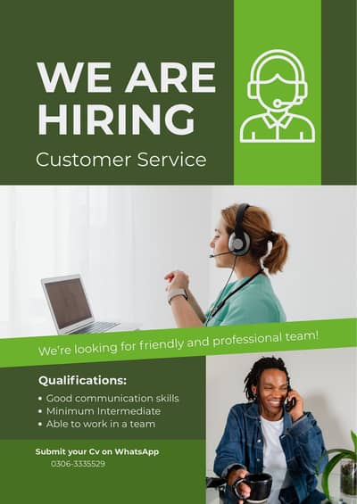 Customer service Job Available