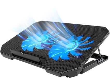 CB202 Cooling Pad For 12-17 Inch Laptops Gaming Notebook Dual USB Port