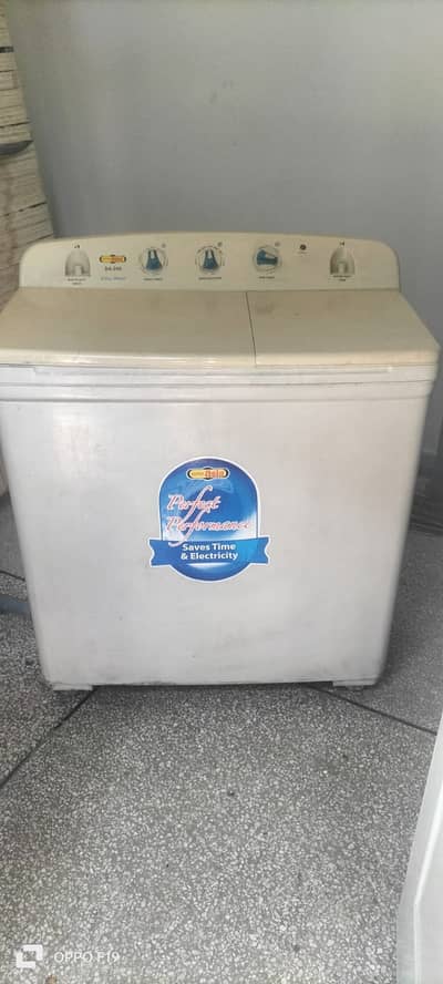 Super Asia SA-245 Easy Wash Semi-Automatic Washing Machine + Dryer
