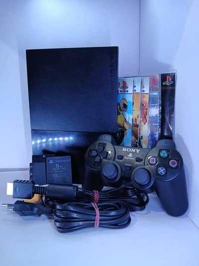 PS2 complete set with wireless controller