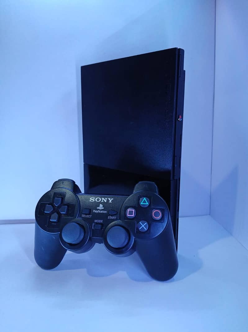 PS2 complete set with wireless controller 1