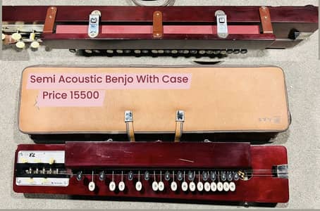 Japanese Banjo Benjo with hard case / Grand Piano / Electric Guitars