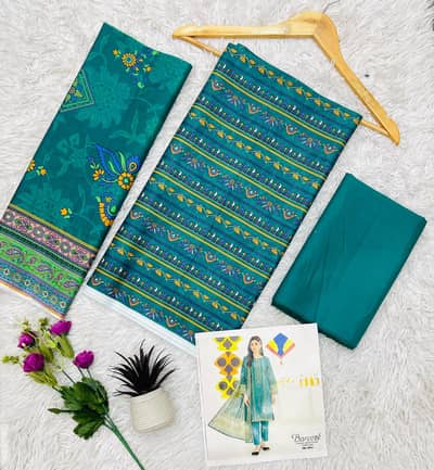 3 piece lawn suit