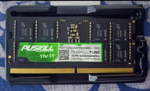 PUSKILL 32GB DDR5 5200MHZ LAPTOP RAM