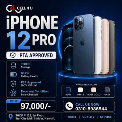 Apple iPhone 12 Pro 128GB official PTA approved | all colors available