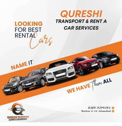 Rent A Car Tours Coaster Grand Cabin BRV Prado V8 Car Rental Islamabad
