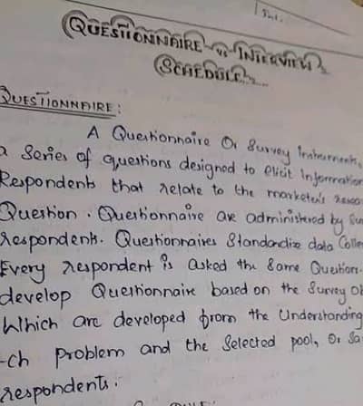 Assignment work