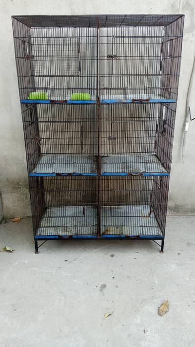 6 Portion Iron Cage 1.5 by 1.5 For sale