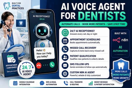 AI Dental Receptionist That Answers Every Call 24/7