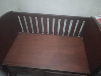 Premium Solid Wood Baby Cart - Custom made from Chiniot