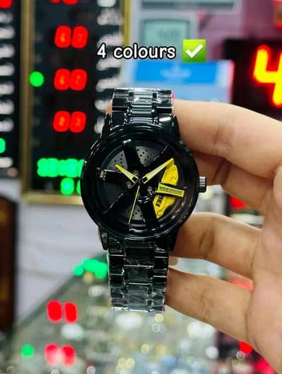 wheel watch for men