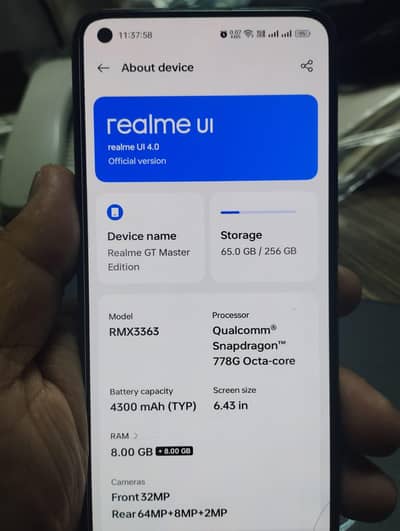 Realme GT Master Edition