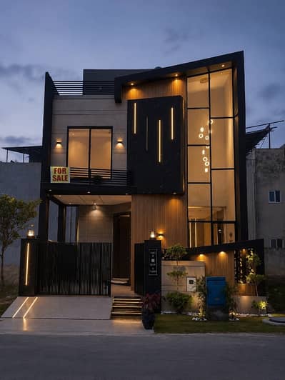 100% Original AD 5 Marla Modern Design House For Rent