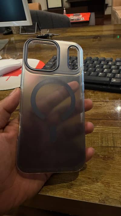 baksoti 17 pro max case Two Tone