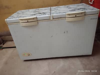 Double door freezer