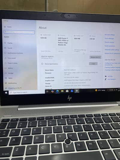  HP ELITEBOOK 745 G5 - RYZEN 5 PRO 