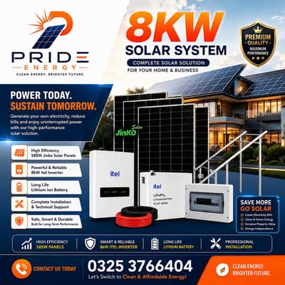 8kW Solar System Complete Setup | Panels Inverter Battery Install