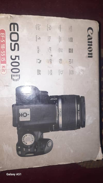Canon 500D DSLR Camera for sale