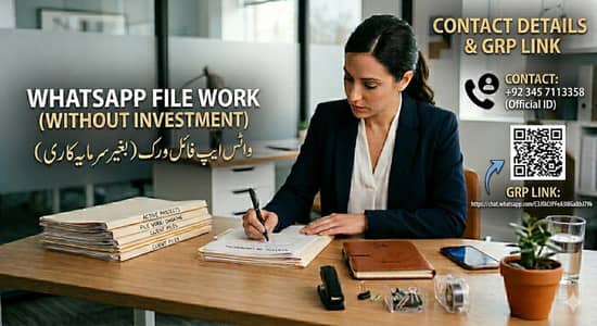 Gmail work and file work and many others all online work available com
