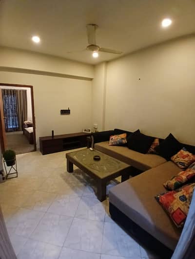 2 bedrooms apartment fully furnished available for rent location E-11 Islamabad