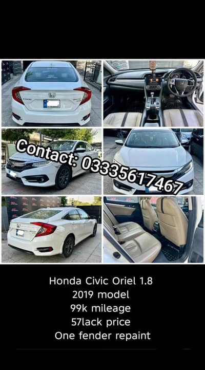 Honda Civic VTi Oriel Prosmatec 2019