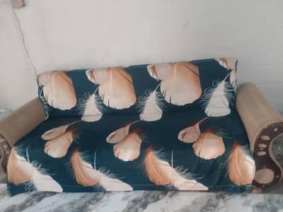 5 seater wooden sofa set for sale  good condition