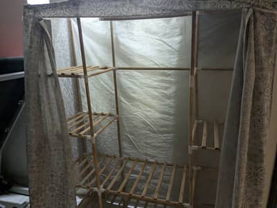 Portable Wardrobe Bamboo