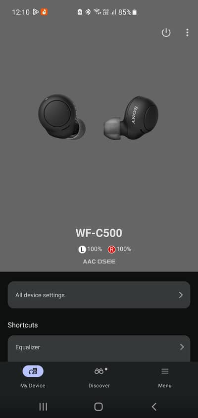 Sony wf c500 Buds