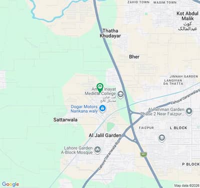 8.68 Marla Corner 40ft Road Hottest Location Plot For Sale In Al Jalil Garden C Block