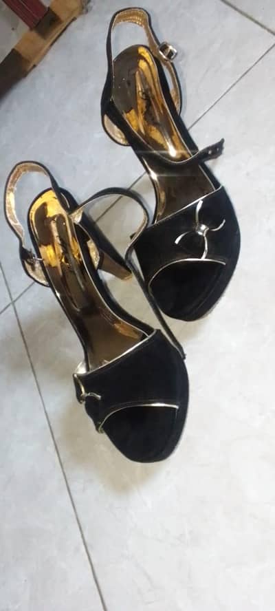 black high heel