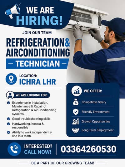 Refrigeration & Airconditioning Technician