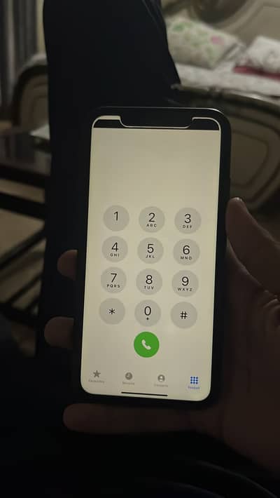 iphone xr pta aprroved dual black colr screen upper sae black hoi hai