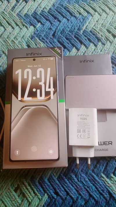 infinix note 50 pro 24GB  Ram 256 Rom 4 month woranty baki ha