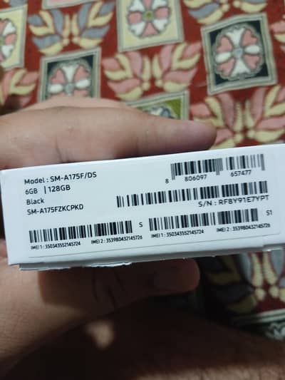Samsung Mobile A17  6gb 128gb exchange