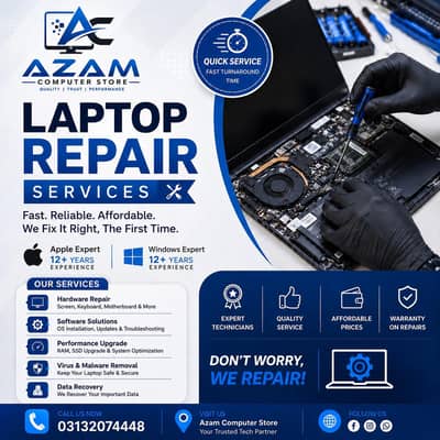 repairing servicing specially Apple and windows