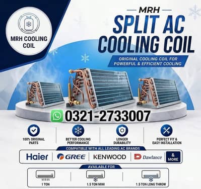 Cooling Coil Haier Gree Kenwood Orient Pel TCL