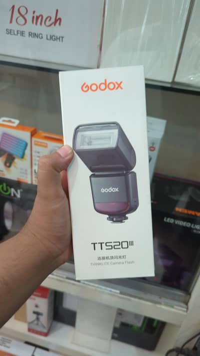 Godox 520 Mark 3 Flash light gun for camera 03249107656