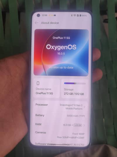One Plus 11 16/512 Non PTA