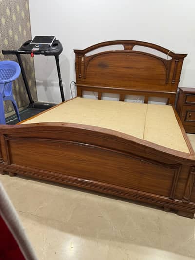Pure wooden Bed