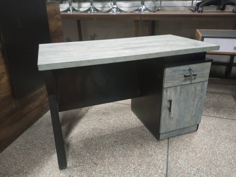 Study Table K shape computer table Workstation2*4 Smart Office tables 7