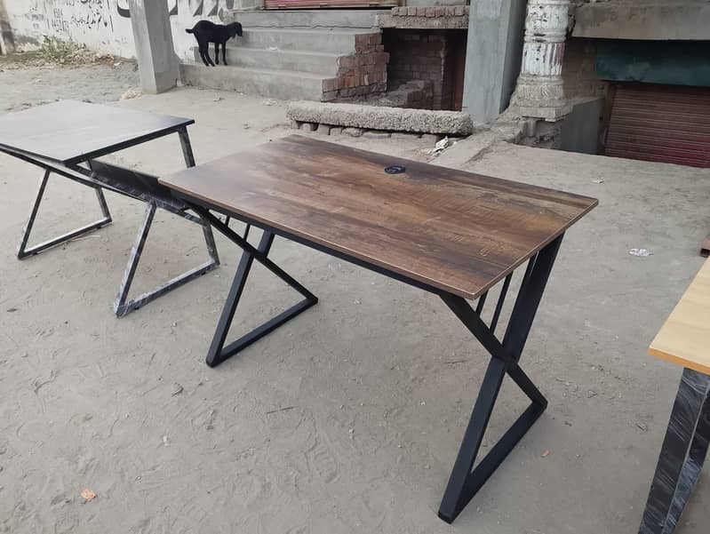Study Table K shape computer table Workstation2*4 Smart Office tables 8
