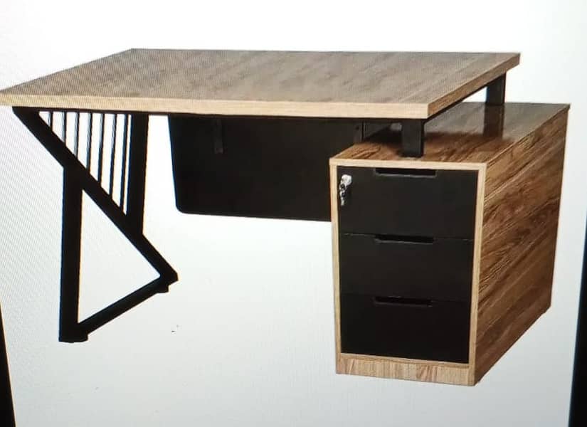 Study Table K shape computer table Workstation2*4 Smart Office tables 10