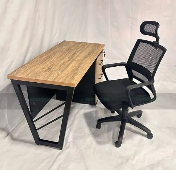 Study Table K shape computer table Workstation2*4 Smart Office tables 16