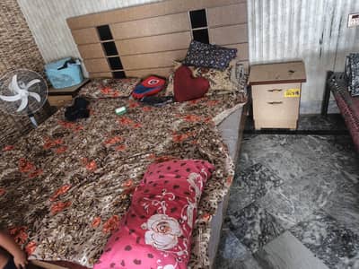 bed and mattress