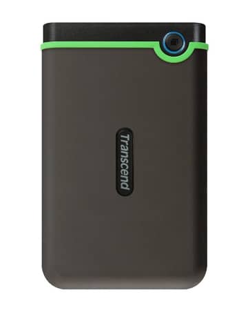 Transcend StoreJet® 25M3 1TB USB 3.0 Portable Hard Drive - Black